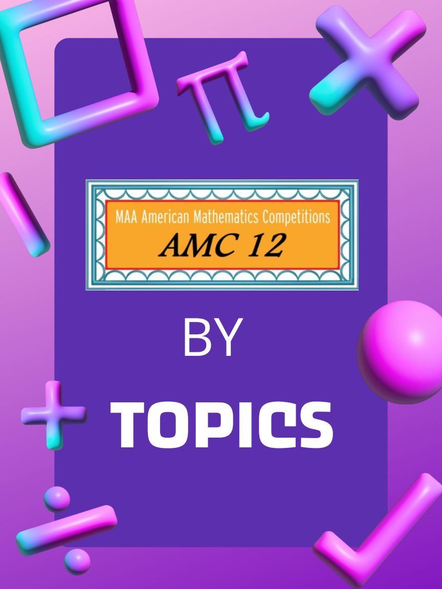 Picture of AMC 12 Practices By Topics Bundle